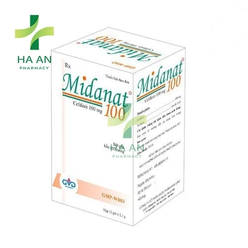 Thuốc Uống Midanat 100Công ty CPDP Minh Dân