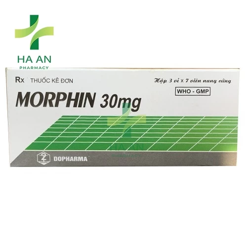 Thuốc Uống Morphin 30 mgCông ty cổ phần dược phẩm Trung ương 2