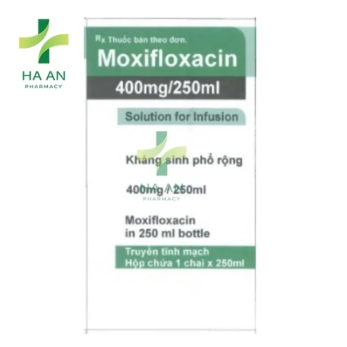 Thuốc Truyền tĩnh mạch Moxifloxacin 400mg/250ml Solution for InfusionDemo S.A. Pharmaceutical Industry