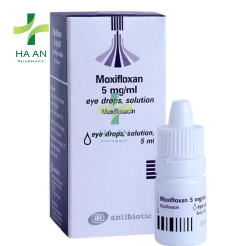 Thuốc Nhỏ mắt Moxifloxan 5mg/ml eye drops solutionBalkanpharma Razgrad AD