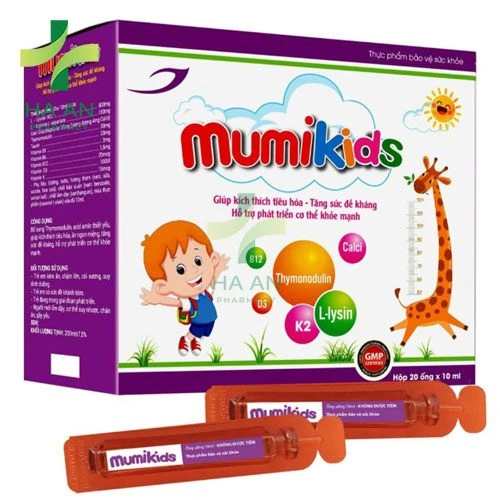 Mumikids tăng đề kháng, hỗ trợ tiêu hóa