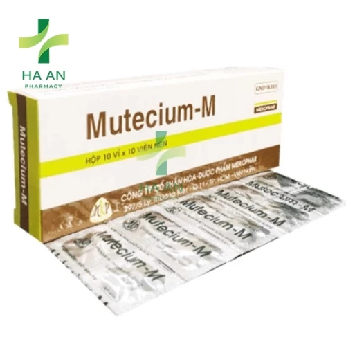 Thuốc Uống Mutecium - MCông Ty Cổ Phần Hóa-Dược Phẩm Mekophar