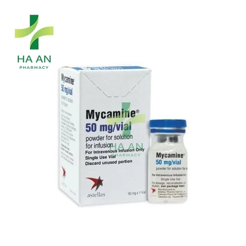 Thuốc Tiêm Mycamine for injection 50mg/vialAstellas Pharma Tech Co., Ltd. Takaoka Plant