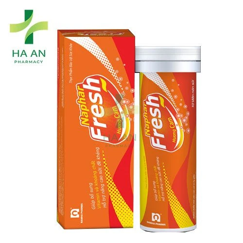 Naphar Fresh Hương Cam - bổ sung vitamin, khoáng chất