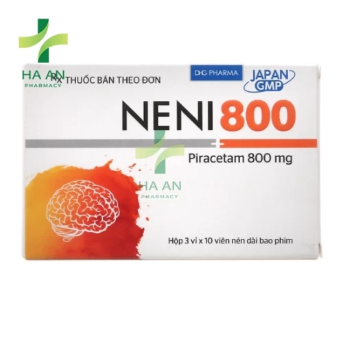 Thuốc uống Neni 800CTCP Dược Hậu Giang - CN nhà máy DP DHG tại Hậu Giang