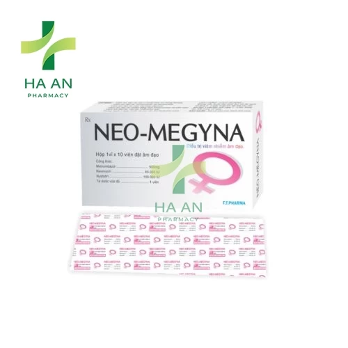 Thuốc Đặt âm đạo NEO- MEGYNA Công ty cổ phần dược phẩm 3/2