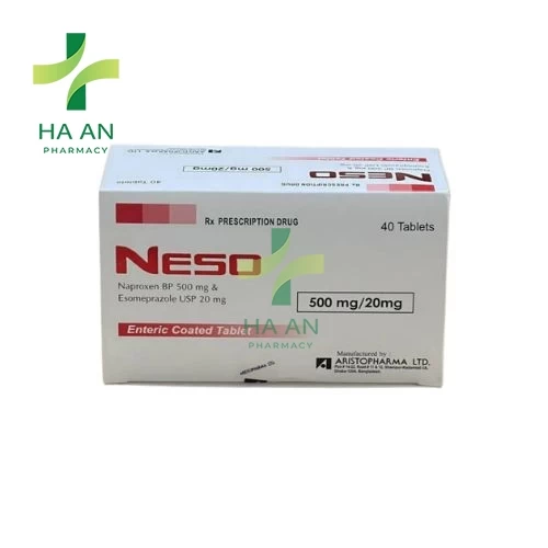 Thuốc Uống NESO 500mg/20mg\n Tablets Aristopharma Ltd 