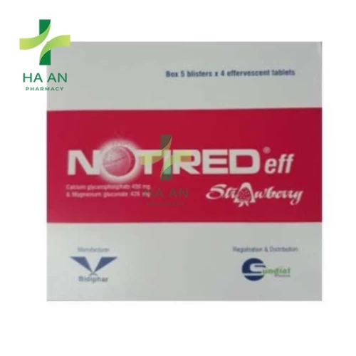 Thuốc Uống Notired Eff Strawberry Bidiphar