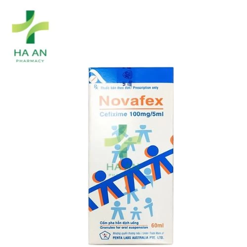 Novafex - Cefixime 100mg/5ml Mekophar