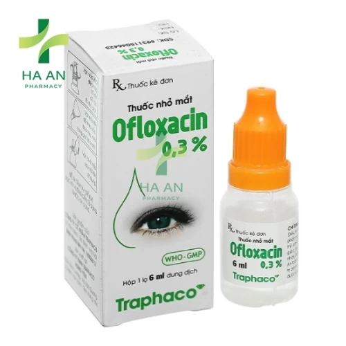 Thuốc Nhỏ mắt Ofloxacin 0,3%Công ty CPDP Minh Dân