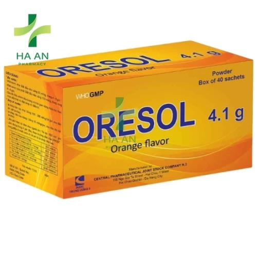 Thuốc Uống Oresol 4,1 g Công Ty Cổ Phần Dược Trung Ương 3