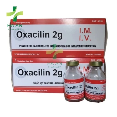 Thuốc TiêmOxacilin 2gCông Ty Cổ Phần Dược Phẩm Vcp