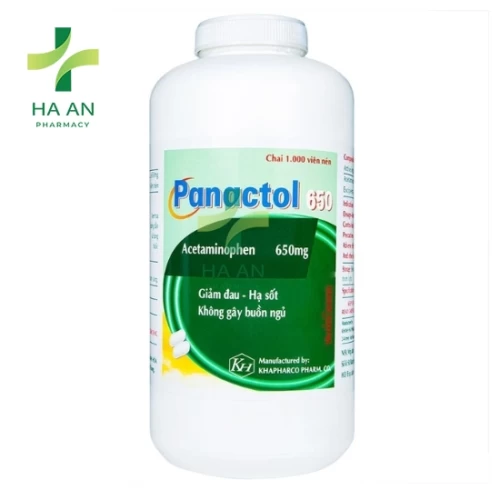 Thuốc Uống Panactol 650Cty CP DP Khánh Hòa