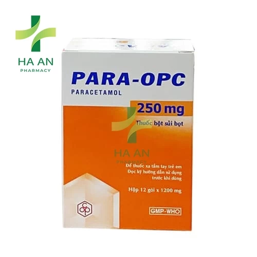 Thuốc Uống Para -OPC 250mgChi nhánh công ty CPDP OPC tại Bình Dương -Nhà máy Dược phẩm OPC