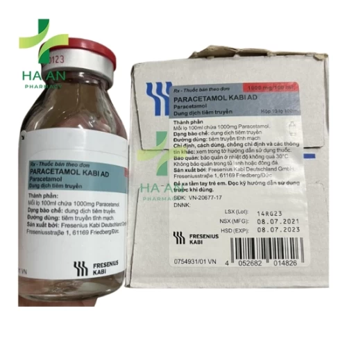 Thuốc Tiêm truyền tĩnh mạch Paracetamol Kabi ADFresenius Kabi Deutschland GmbH
