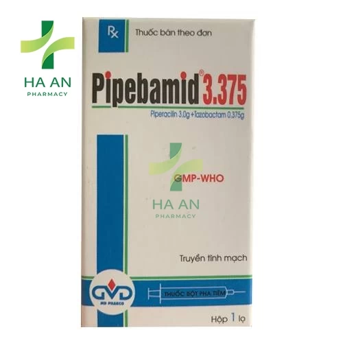 Thuốc Tiêm Pipebamid 3,375Công ty CPDP Minh Dân