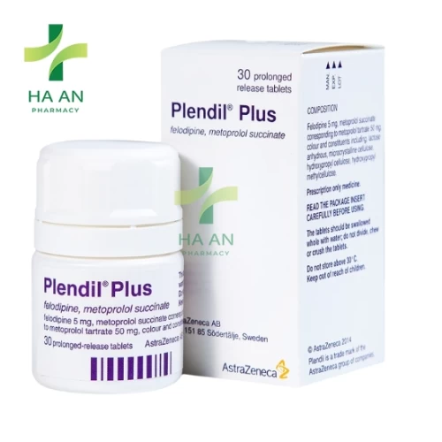 Thuốc Uống Plendil Plus AstraZeneca AB