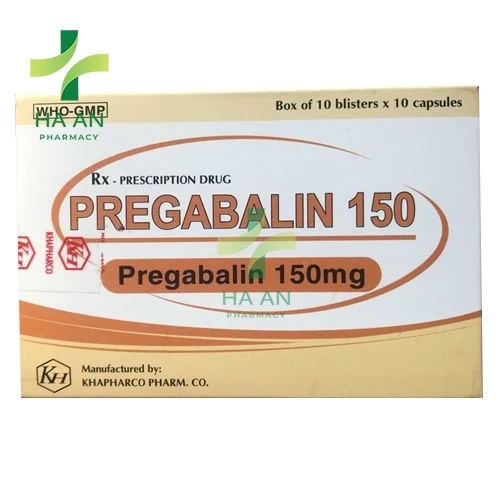 Thuốc Uống Pregabalin 150Công Ty Cổ Phần Dược Phẩm Khánh Hòa