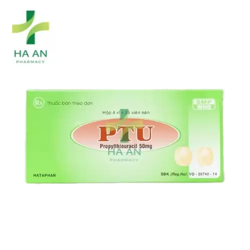PTU - Propylthiouracil 50mg Hataphar