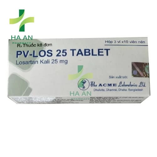 Thuốc UốngPV-LOS 25 Tablet The Acme Laboratories Ltd. 