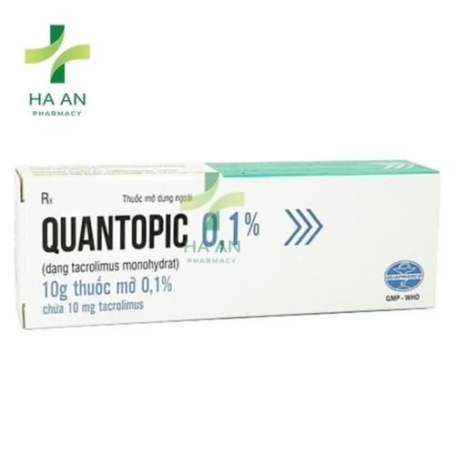 Thuốc Dùng ngoài Quantopic 0,1%Công Ty Cổ Phần Dược Phẩm Quảng Bình