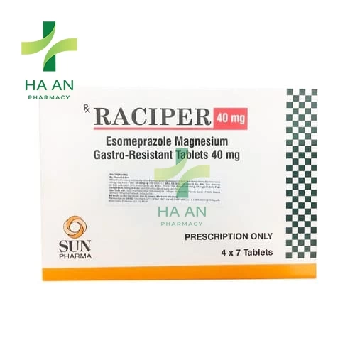 Thuốc Uống RACIPER 40MGSun Pharmaceutical Industries Limited