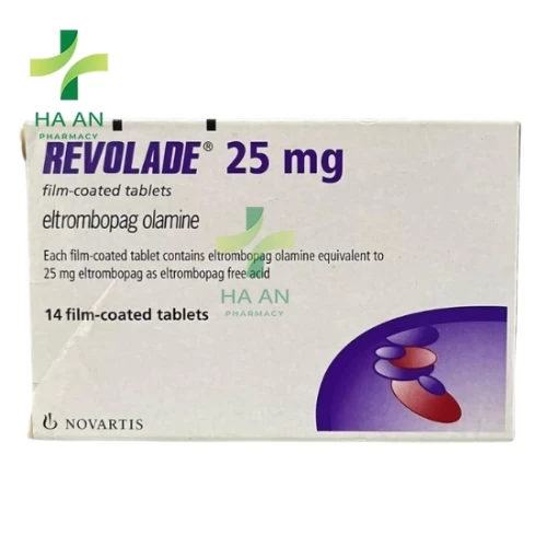 Thuốc Uống Revolade 25mgCơ sở sản xuất: Glaxo Operations UK Ltd.; Cơ sở đóng gói: Glaxo Wellcome, S.A.