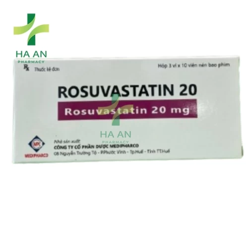 Thuốc Uống Rosuvastatin 20Công ty cổ phần dược Medipharco