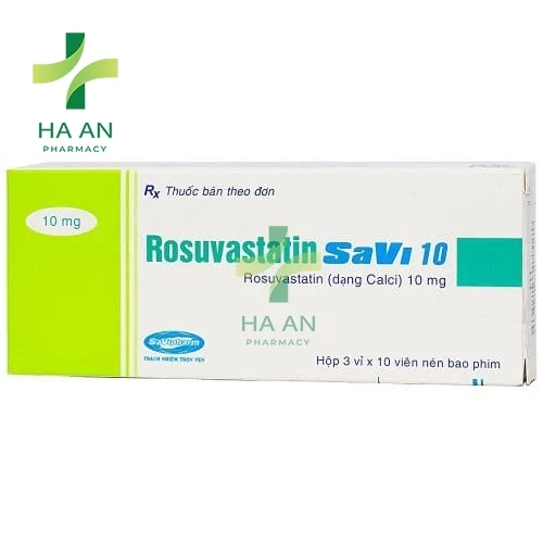 Thuốc Uống Rosuvastatin SaVi 10Công ty CPDP SaVi