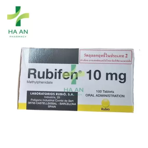 Rubifen 10mg Tablets - Methylphenidate Rubio