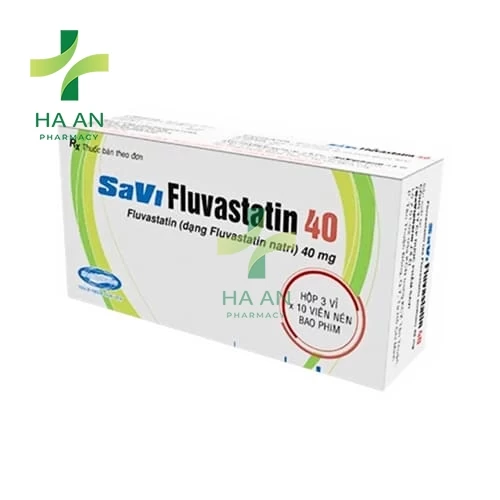 Thuốc Uống SAVI FLUVASTATIN 40Công Ty Cổ Phần Dược Phẩm Savi