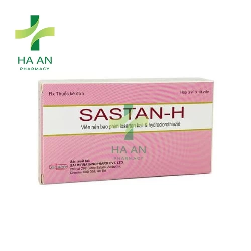 Thuốc Uống, Viên nén bao phim Sastan- H Sai MirraInnopharm Pvt. Ltd. , Ấn Độ