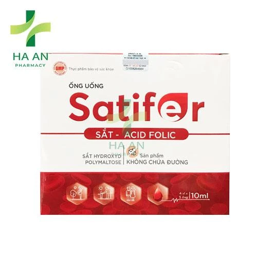 Satifer - bổ sung sắt, acid folic