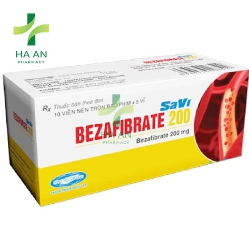 Thuốc Uống Savi Bezafibrate 200Công Ty Cổ Phần Dược Phẩm Savi