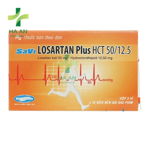 Thuốc Uống Savi Losartan plus HCT 50/12.5 Công ty CPDP SaVi