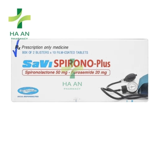 Thuốc Uống Savispirono-Plus Công ty CPDP SaVi