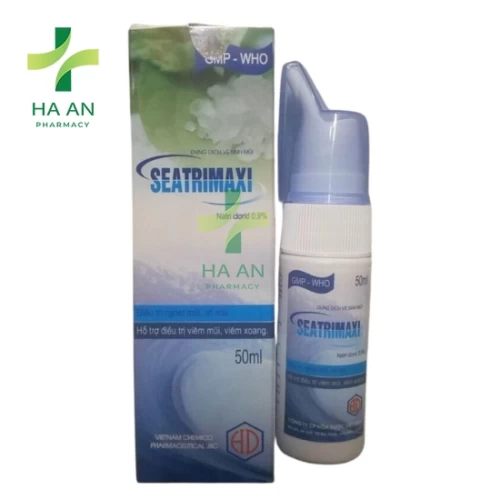 Thuốc Dùng ngoài dạng xịt, dung dịch dùng ngoài SeatrimaxiCông ty cổ phần Hóa dược Việt Nam, Việt Nam