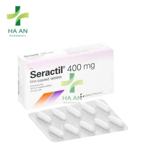 Seractil 400mg Film-coated tablets - Dexibuprofen Gebro Pharma