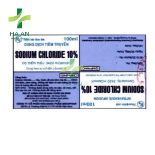 Thuốc Tiêm truyền Sodium Chloride 10%Công Ty Cổ Phần Hóa-Dược Phẩm Mekophar