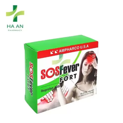 Sosfever fort - Ibuprofen 400mg Ampharco U.S.A