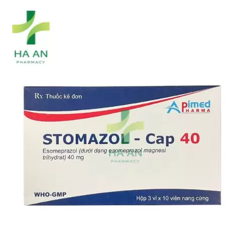 Stomazol - Cap 40 - Esomeprazol Apimed