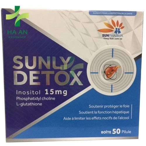  Sunly Detox hỗ trợ hạ men gan