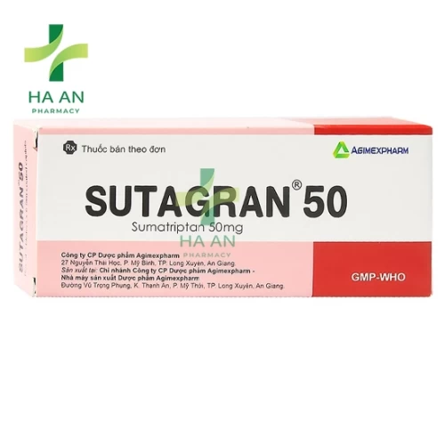 Thuốc Uống Sutagran 50CN Cty CPDP Agimexpharm
 - Nhà máy SX DP Agimexpharm