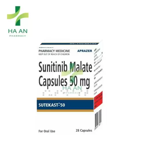 Sutekast 50 - Sunitinib Malate Aprazer