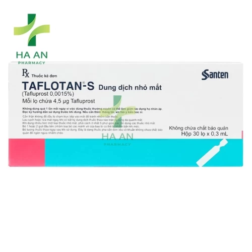 Thuốc Nhỏ mắt Taflotan-SSanten Pharmaceutical Co., Ltd.- Nhà máy Noto