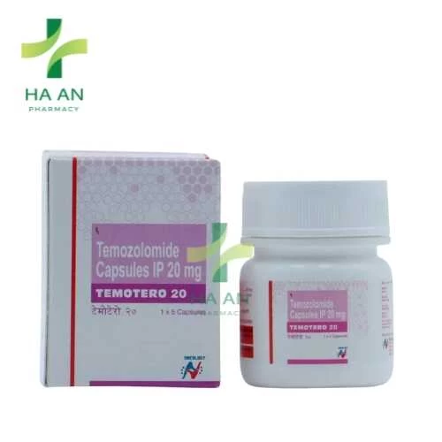 Temotero 20 - Temozolomide 20mg Hetero Labs