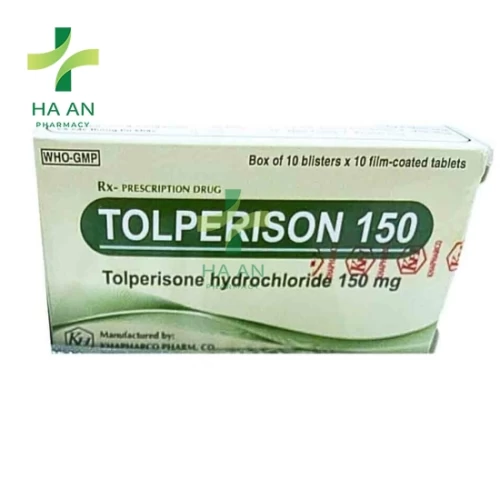 Thuốc Uống Tolperison 150Công Ty Cổ Phần Dược Phẩm Khánh Hòa
