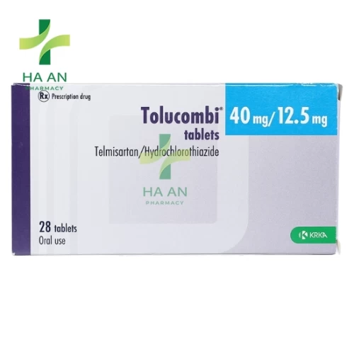 Thuốc Uống Tolucombi 40mg/12.5mg Tablets Krka, d.d., Novo Mesto