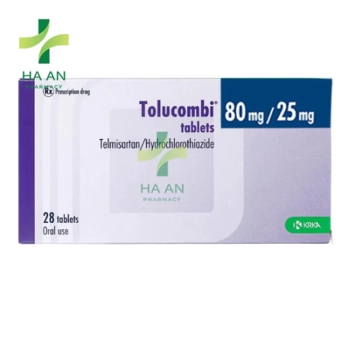 Thuốc Uống Tolucombi 80mg/25mg Tablets Krka, d.d., Novo Mesto