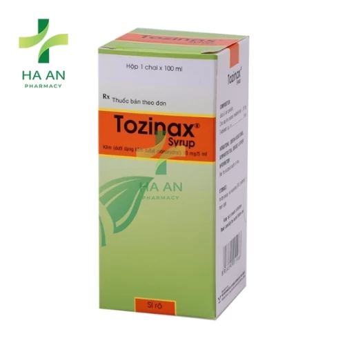 Thuốc Uống Tozinax syrupCông Ty Cổ Phần Dược – Trang Thiết Bị Y Tế Bình Định (Bidiphar)